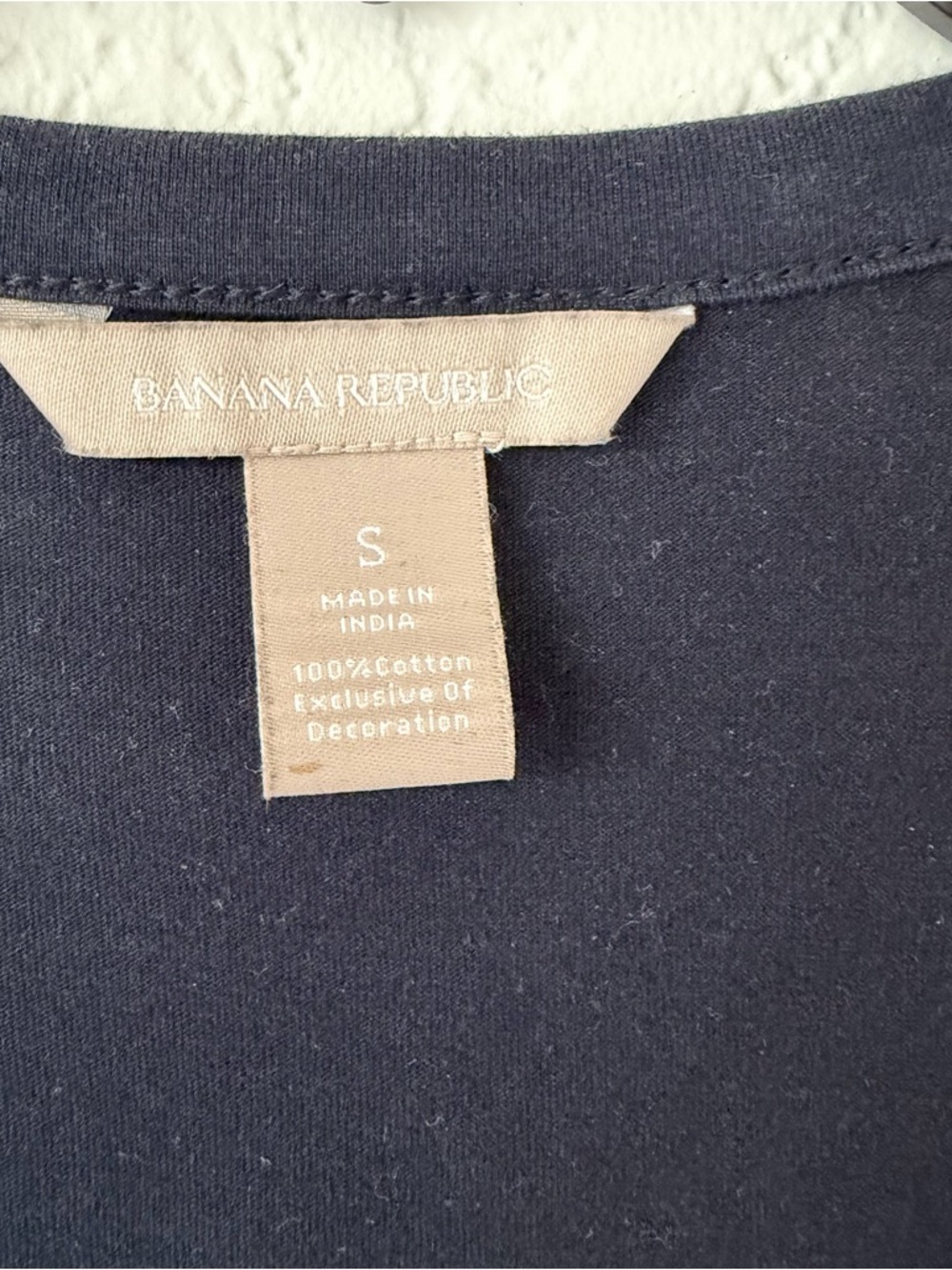 Banana Republic Navy Sequins Scoop Neck Tank - Picture 3 of 6
